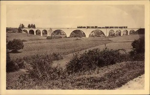 Ak Rougemont Doubs, Le Viaduc de Cognieres