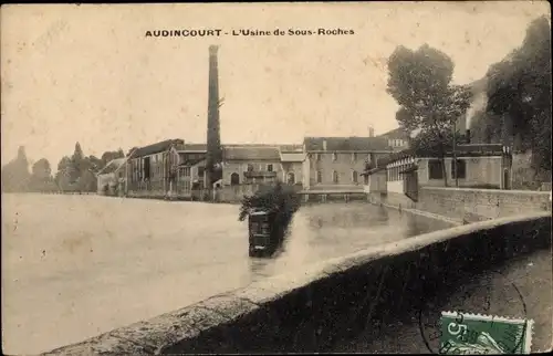 Ak Audincourt Doubs, L'Usine de Sous Roches