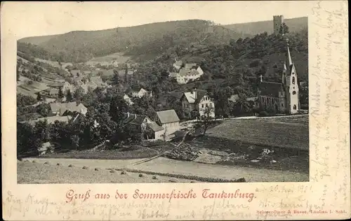 Ak Tautenburg in Thüringen, Gesamtansicht