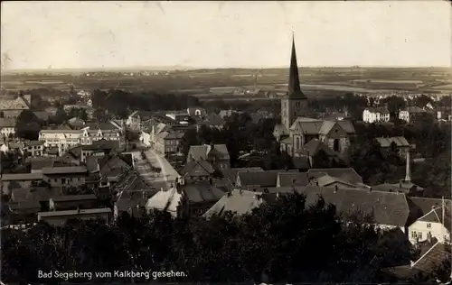 Ak Bad Segeberg in Schleswig Holstein, Stadt vom Kalkberg aus gesehen