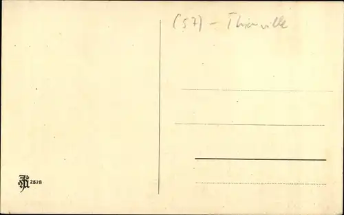 Ak Thionville Diedenhofen Lothringen Moselle, Deutsche Straße