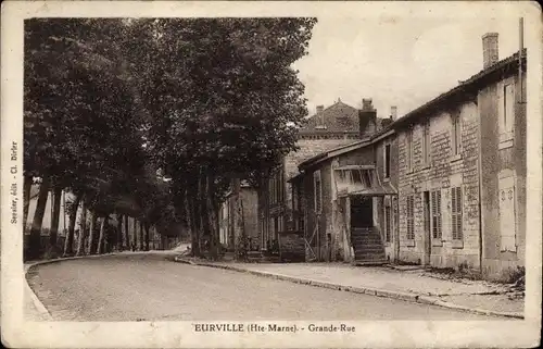 Ak Eurville Haute Marne, Grande Rue