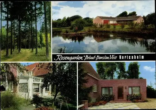 Ak Hartenholm Schleswig Holstein, Rosengarten, Privat Pension Voss