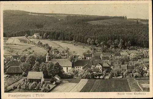 Ak Finsterbergen Friedrichroda im Thüringer Wald, Blick vom Kurhaus