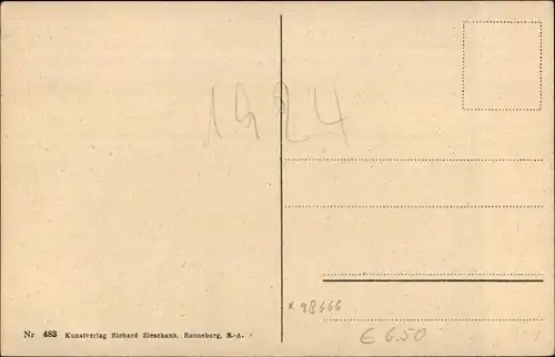 Ak Masserberg in Thüringen, Gesamtansicht, Schroederfelsen