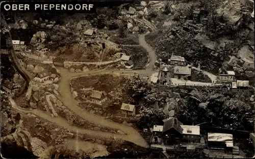 Ak Oberpiependorf Radebeul Sachsen,, Panorama