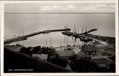 Ak Insel Hven Ven Schweden, Kyrkobackens hamn