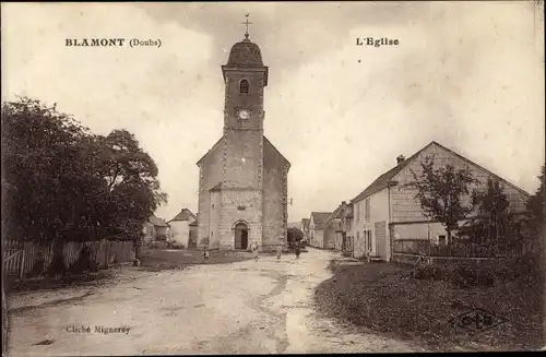 Ak Blamont Doubs, L'Eglise