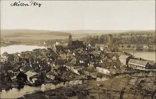 Foto Ak Mölln im Herzogtum Lauenburg, Gesamtansicht