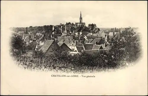 Ak Chatillon sur Loire Loiret, Vue generale