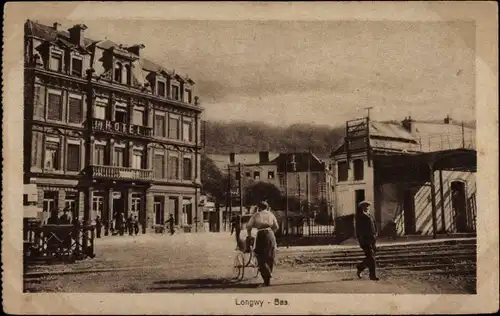 Ak Longwy Bas Meurthe et Moselle, Ortspartie