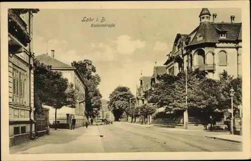 Ak Lahr im Schwarzwald, Kaiserstraße