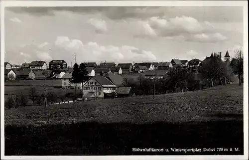 Ak Bad Herrenalb im Schwarzwald, Dobel, Gesamtansicht, Hotel Funk