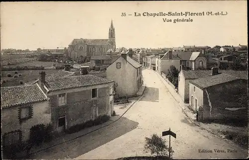 Ak Chapelle Saint Florent Maine-et-Loire, Vue generale