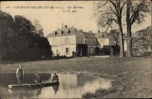 Ak Faveraye Mâchelles Maine et Loire, Les Marchais