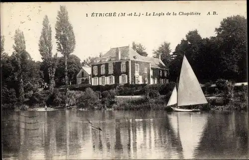 Ak Etriche Maine et Loire, Le Logis de la Chapitiere