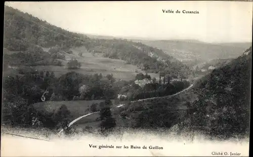 Ak Guillon les Bains Doubs, Vue generale