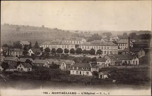 Ak Montbéliard Doubs, L'Hopital