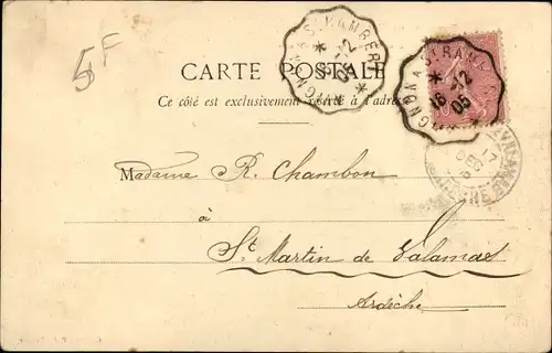 Ak Valence Drôme, Ruines de Crussol