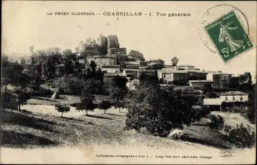 Ak Chabrillan Drôme, Vue generale