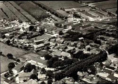 Ak Kropp in Schleswig, Luftbild