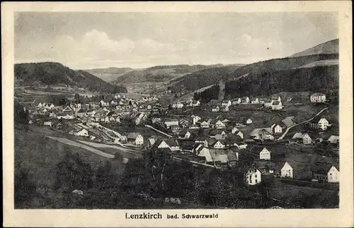 Ak Lenzkirch Baden Württemberg, Blick auf den Ort