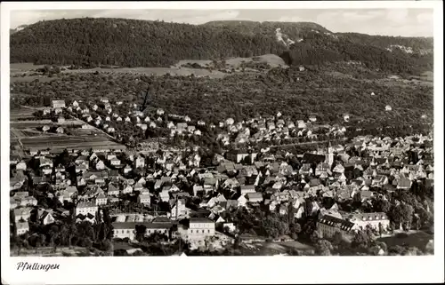 Ak Pfullingen in der Schwäbischen Alb, Blick auf den Ort