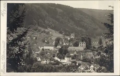 Foto Ak Hirsau Calw in Baden Württemberg, Blick auf den Ort