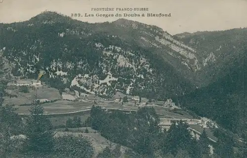 Ak Le Saut du Doubs, Les Gorges du Doubs a Biaufond