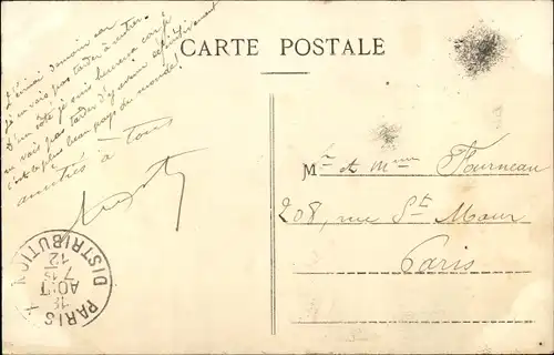 Ak Montélimar Drôme, Jardin Public, Le Lac vu de l'Allee de la Gare