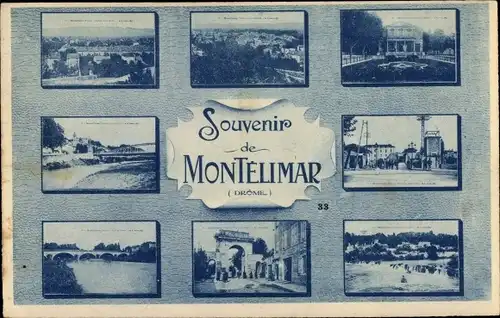 Ak Montélimar Drôme, Souvenir