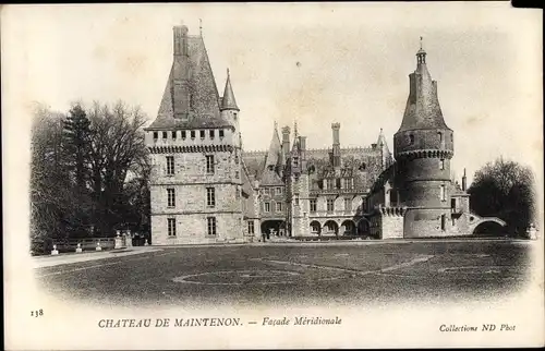 Ak Maintenon Eure et Loir, Le Chateau