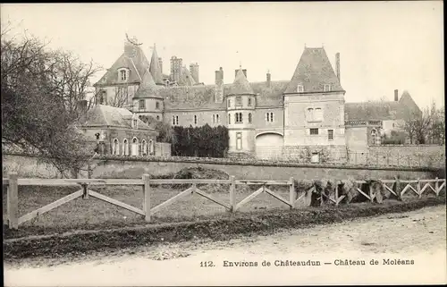 Ak Chateaudun Eure et Loir, Chateau de Moleans