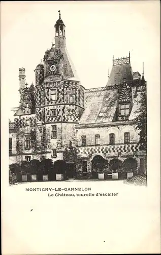 Ak Montigny le Gannelon Eure et Loir, Le Chateau
