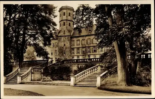 Ak Fulda in Osthessen, Schloss, Parkseite