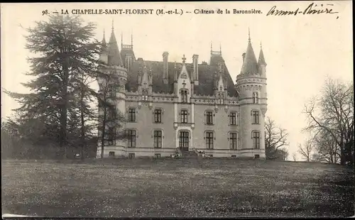 Ak Chapelle Saint Florent Maine-et-Loire, Chateau de la Baronniere