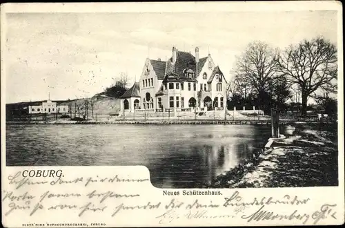 Ak Coburg in Oberfranken, Neues Schützenhaus