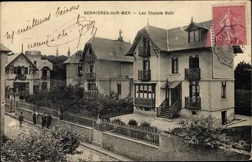 Ak Bernieres sur Mer Calvados, Les Chalets Balli