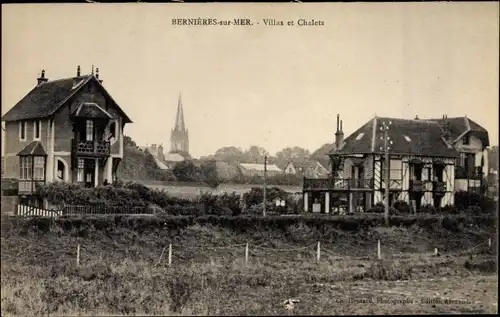 Ak Bernieres sur Mer Calvados, Villas et Chalets