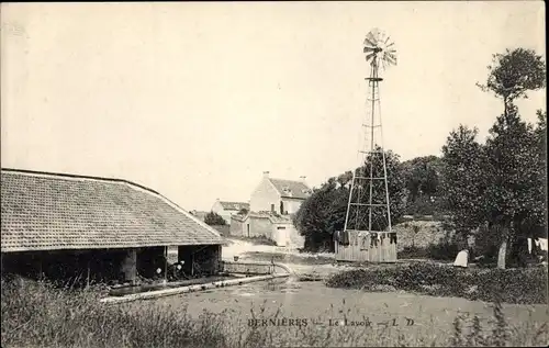 Ak Bernieres Calvados, Le Lavoir