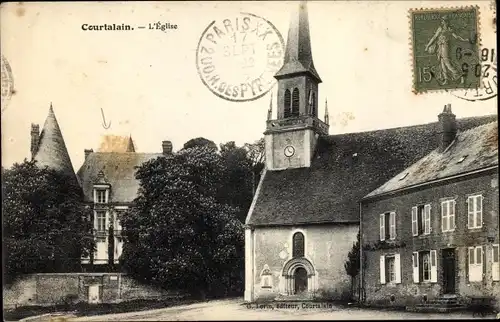 Ak Courtalain Eure-et-Loir, L'Eglise