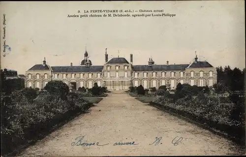 Ak La Ferté Vidame Eure et Loir, Ancien petit chateau de M. Delaborde