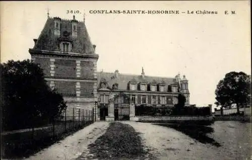 Ak Conflans Sainte Honorine Yvelines, Le Chateau
