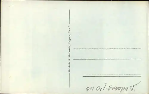 Ak Zagreb Kroatien, Akademicki trg.