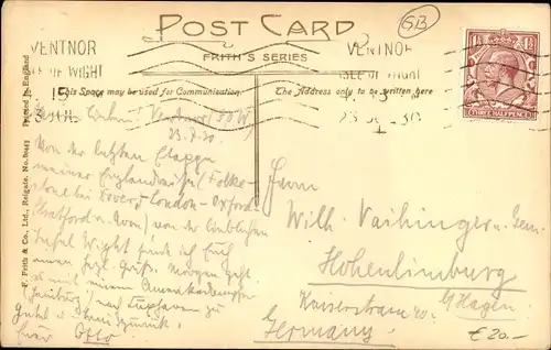 Ak Ventnor Isle of Wight South East England, Ventnor from the Pier