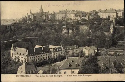 Ak Luxemburg Luxembourg, Vue prise du fort Thüngen