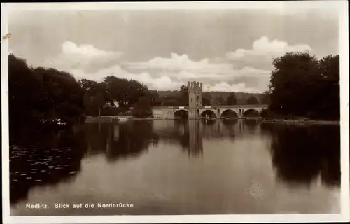 Ak Nedlitz Potsdam in Brandenburg, Blick auf die Nordbrücke