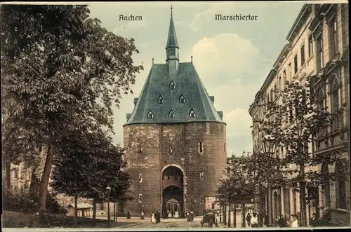 Ak Aachen in Nordrhein Westfalen, Marschiertor