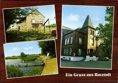 Ak Havetoft in Schleswig Holstein, Waisenhaus Elisabethheim e. V., Seepartie