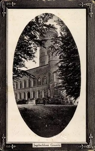 Passepartout Ak Granitz Seebad Binz auf Rügen, Jagdschloss